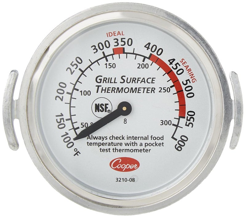 Cooper-Atkins 3210-08-1-E Grill and Griddle Surface Thermometer - Image 1